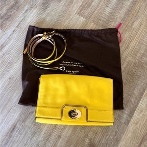 EUC Yellow Kate Spade Crossbody Handbag